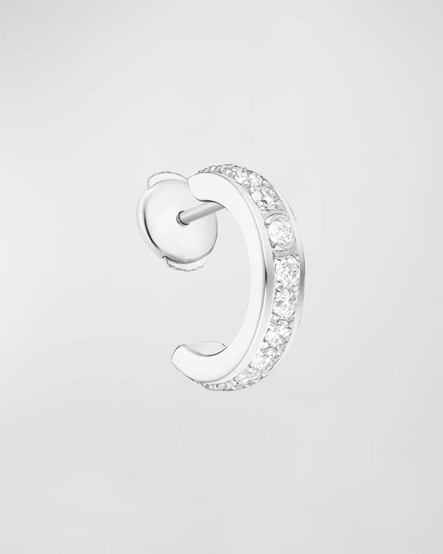 Possession 18K White Gold Diamond Single Earring